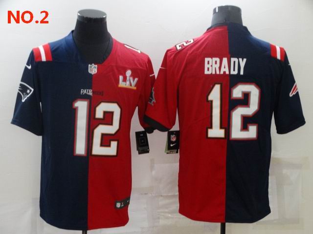 Men's Tampa Bay Buccaneers #12 Tom Brady Jesey NO.2;